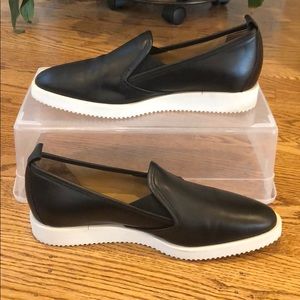 Everlane leather loafer with white sole